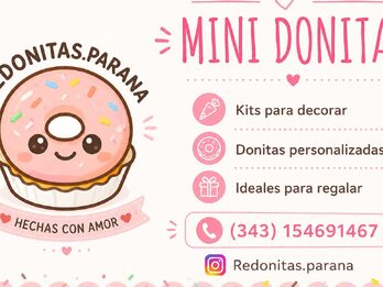 Kit de Minidonas para Decorar – Cumples y Eventos