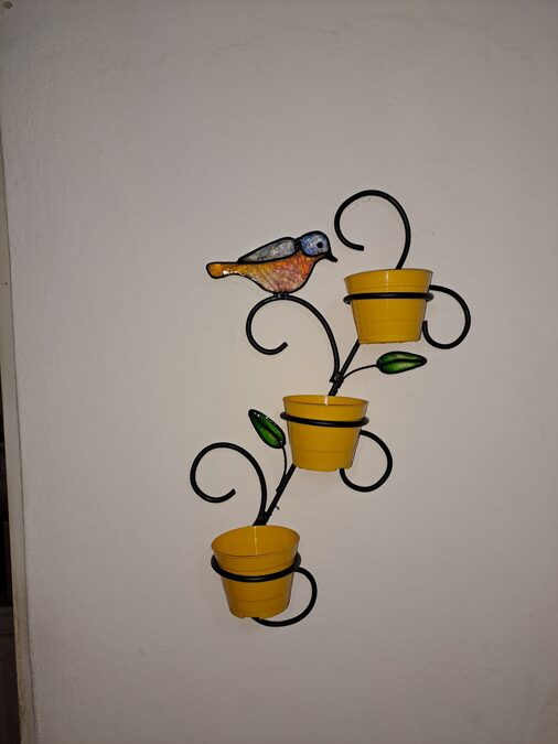 tutores y portamacetas para jardin