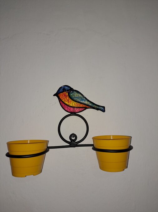 tutores y portamacetas para jardin