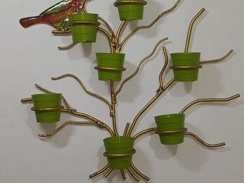 tutores y portamacetas para jardin