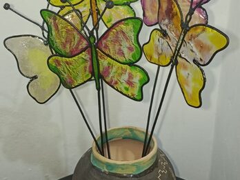 tutores y portamacetas para jardin
