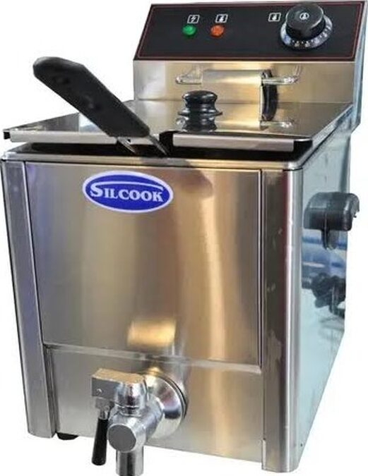 Freidora Industrial Electrica Silcook 11 Lts Con Canilla Hef11lt
