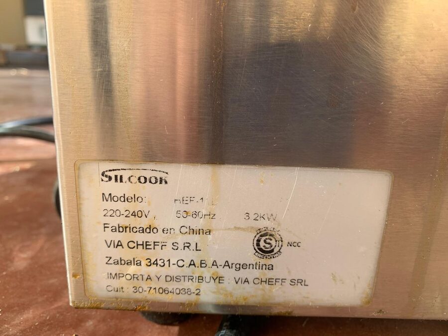 Freidora Industrial Electrica Silcook 11 Lts Con Canilla Hef11lt