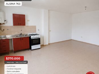 ALQUILER – MONOAMBIENTE LUMINOSO - ALSINA ENTRE VILLAGUA Y FELICIANO