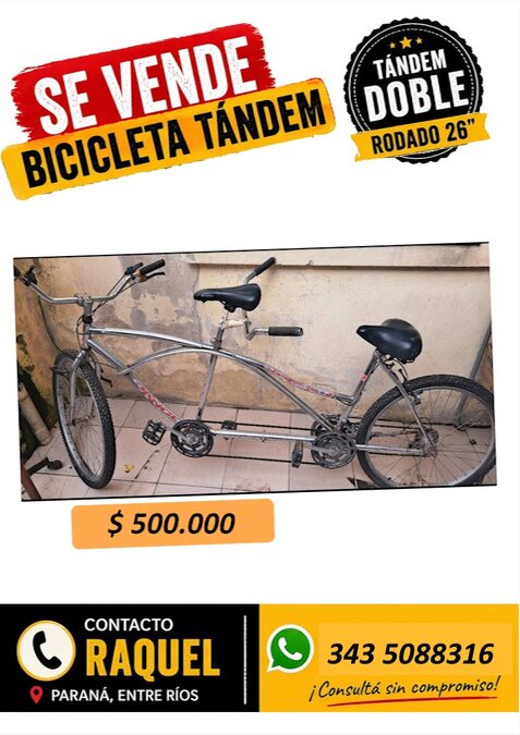 Bicicleta tandem