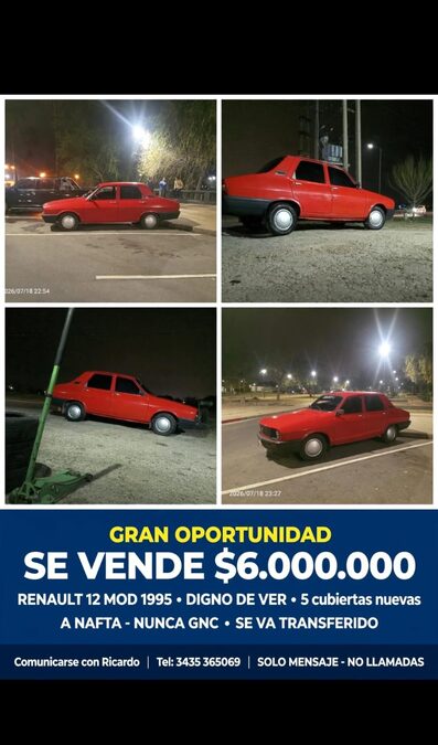 Se vende Renaut 12