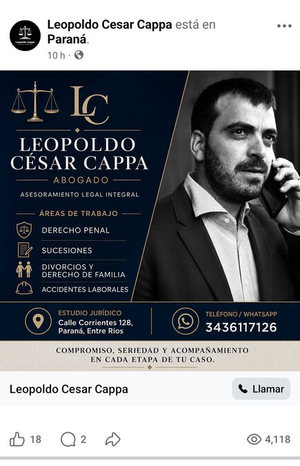 Estudio Juridico Dr. Leopoldo Cappa