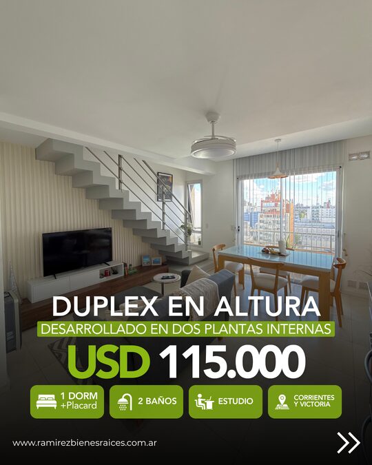 VENDO DUPLEX EN EDIFICIO