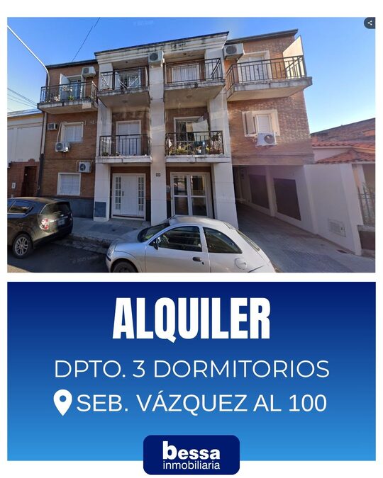 Alquiler Departamento 3 dormitorios