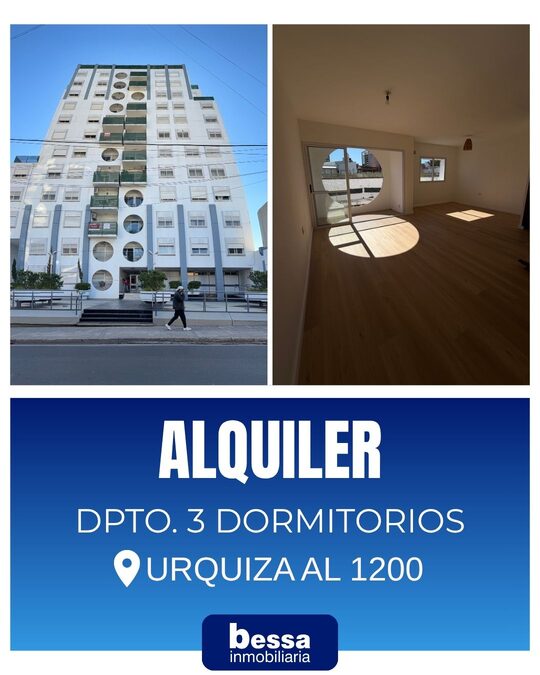 Alquiler Departamento 3 dormitorios