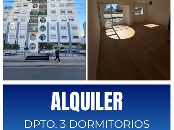 Alquiler Departamento 3 dormitorios