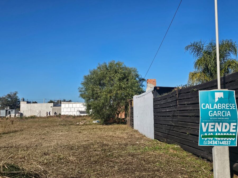 Vendo terreno Sauce Pueblo con financiación!