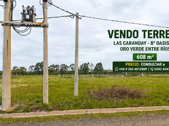 VENDO TERRENO EN ORO VERDE