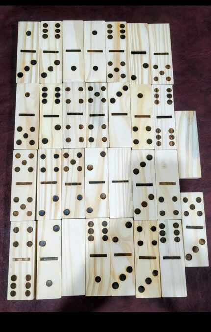 Domino extra grande de madera
