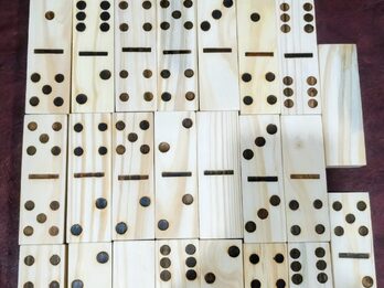 Domino extra grande de madera