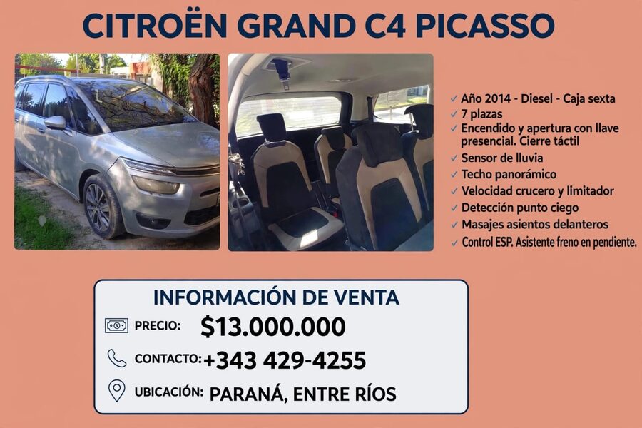 Vendo Grand C4 Picasso