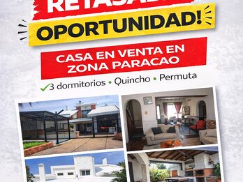 VENTA CASA 3 DORM. | PARACAO. ¡Excelente estado · Muy buen precio!