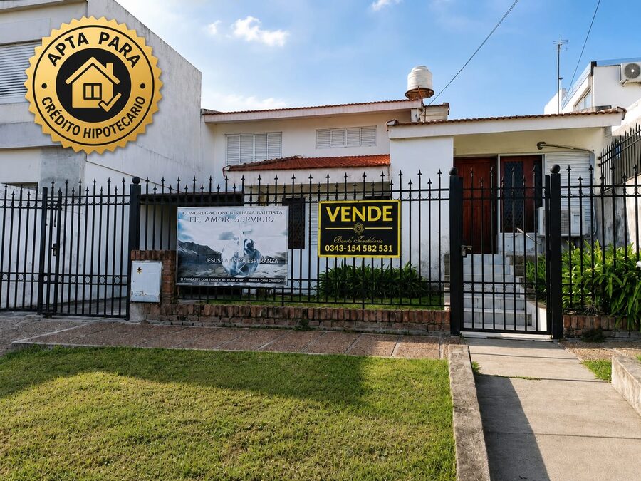 Casa en Venta Apta para Crédito Hipotecario
