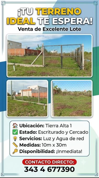 Terreno 10x30