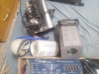 Juego de luces + máquina de humo