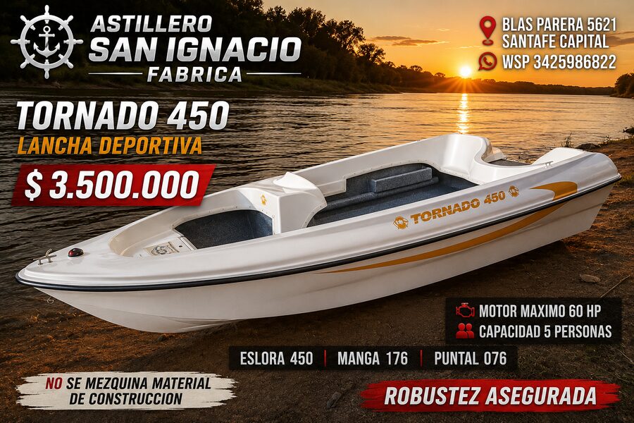 TORNADO 450 BASE 1 Y BASE 2 CON CONSOLA
