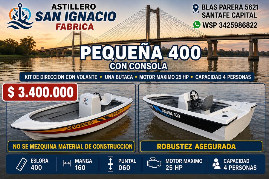 PEQUEÑA 400 FULL NUEVA
