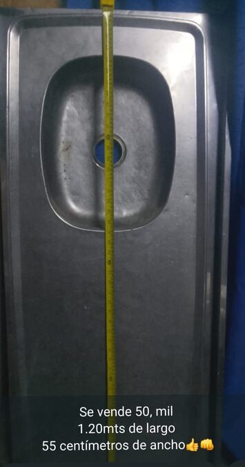Mesada de acero inoxidable con bacha