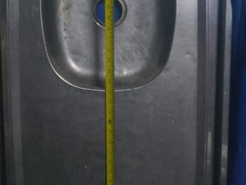 Mesada de acero inoxidable con bacha