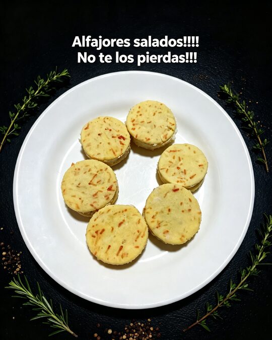 Alfajores salados por media docena