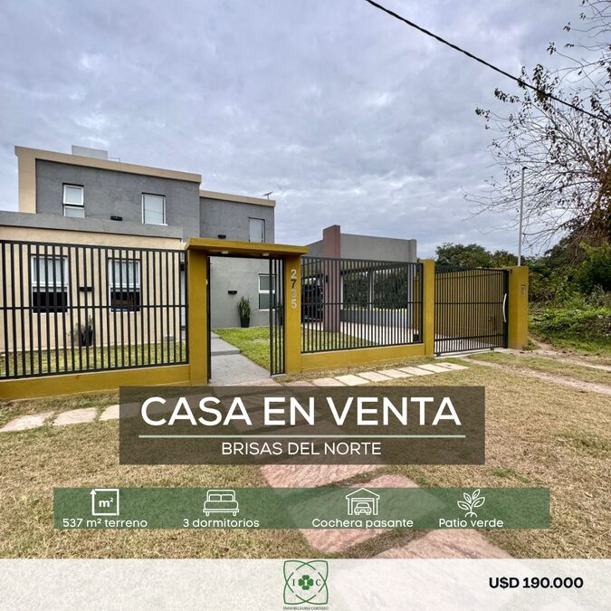 CASA 3 DORM EN SUITE - ZONA ACCESO NORTE, POSIBILIDAD DE FINANCIACIÓN.