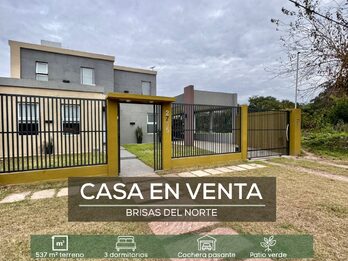 CASA 3 DORM EN SUITE - ZONA ACCESO NORTE, POSIBILIDAD DE FINANCIACIÓN.