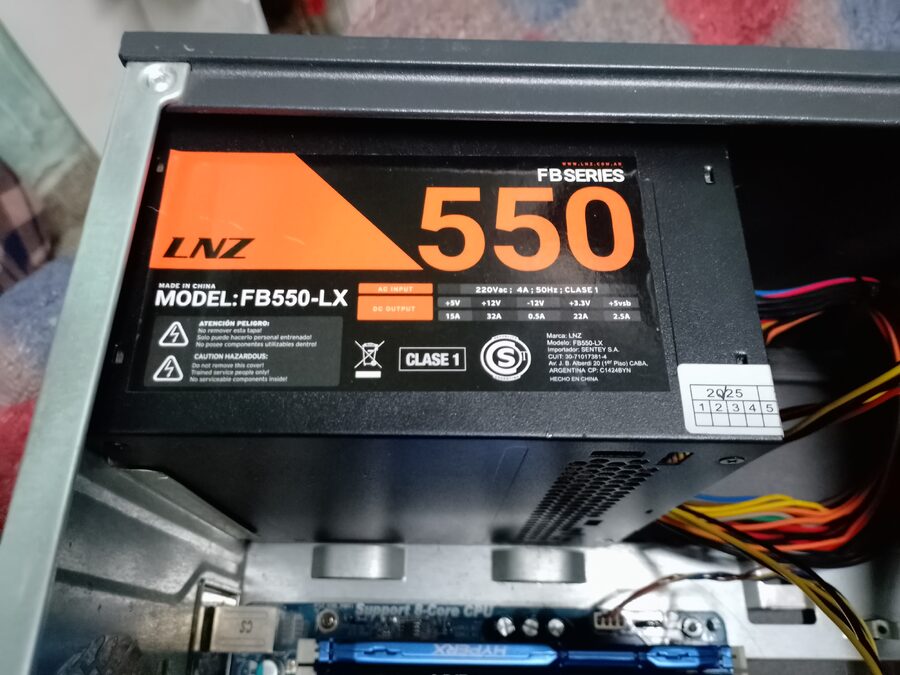 CPU 8GB de ram