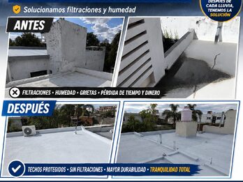 IMPERMEABILIZACIÓN DE TECHOS | FILTRACIONES Y HUMEDAD