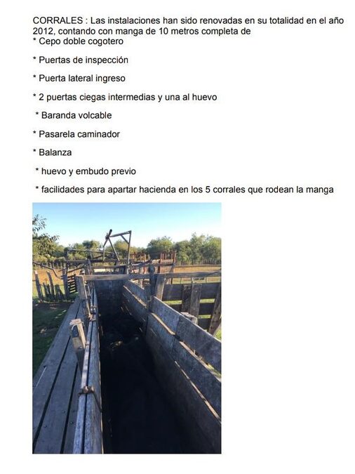 En venta excelente campo mixto – 3500has dpto. La Paz (Entre Ríos)