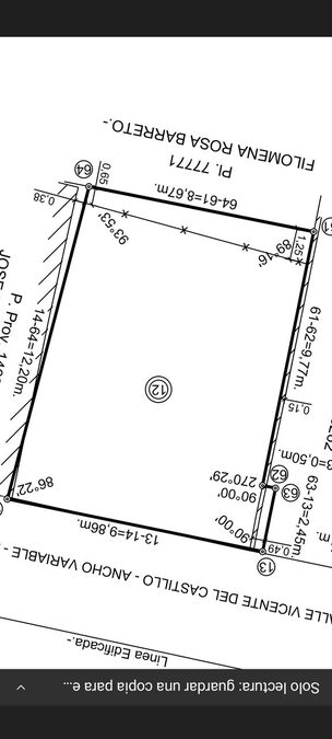 Terreno en venta zona Avda. Ramirez