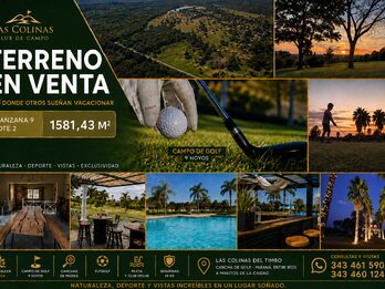Terreno en venta – Las Colinas Club de Campo Golf