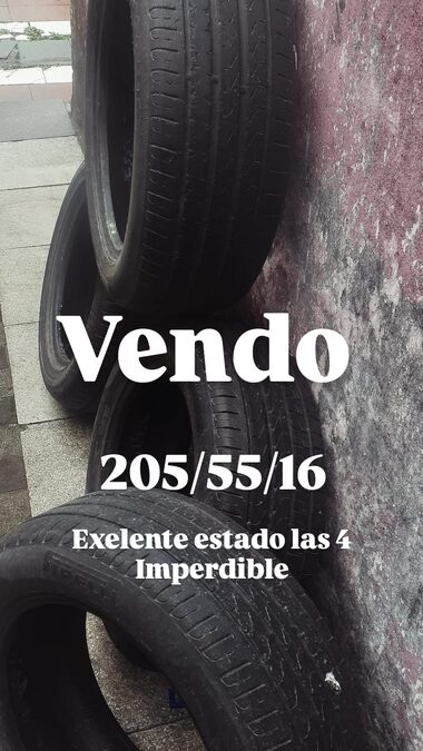 4 cubiertas pirelli 205/55/R16
