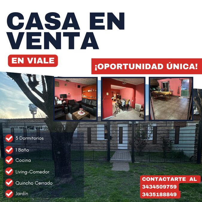 Casa 3 Dormitorios VIALE