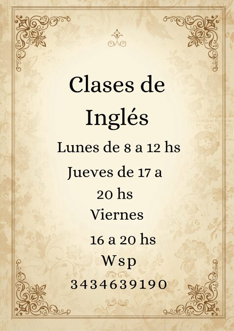 CLASES PARTICULARES EN MI CASA Y A DOMICILIO