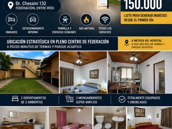Complejo de Bungalows - Federacion - Entre Rios