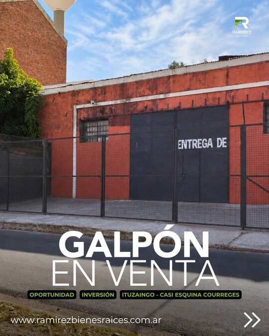 Galpon en calle Ituzaingo