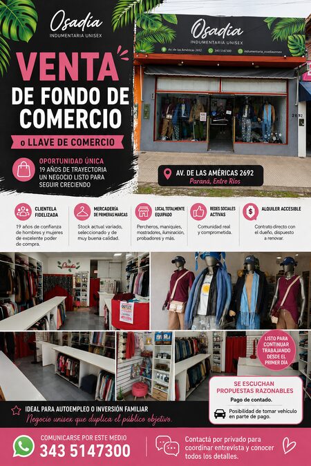Fonndo de comercio o Llave