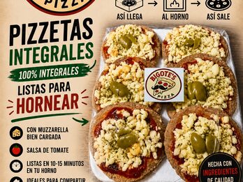 Pizzas y Pizzetas listas para Hornear