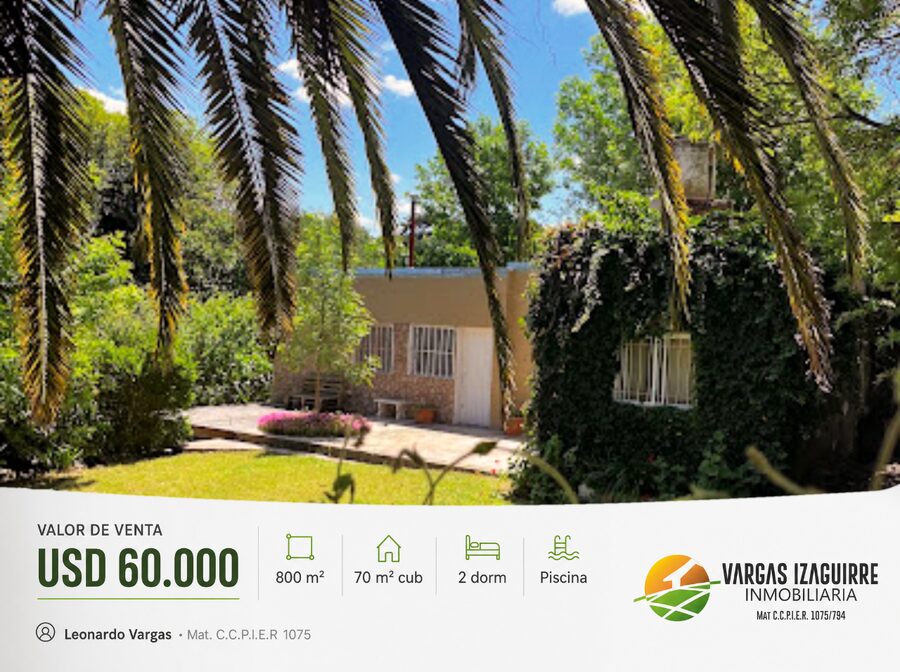 CASA QUINTA en Venta a 400 Metros del RÍO PARANÁ: Oportunidad de INVERSIÓN para RENTA y ALQUILER TEMPORARIO