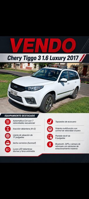 Vendo Chery Tiggo luxury