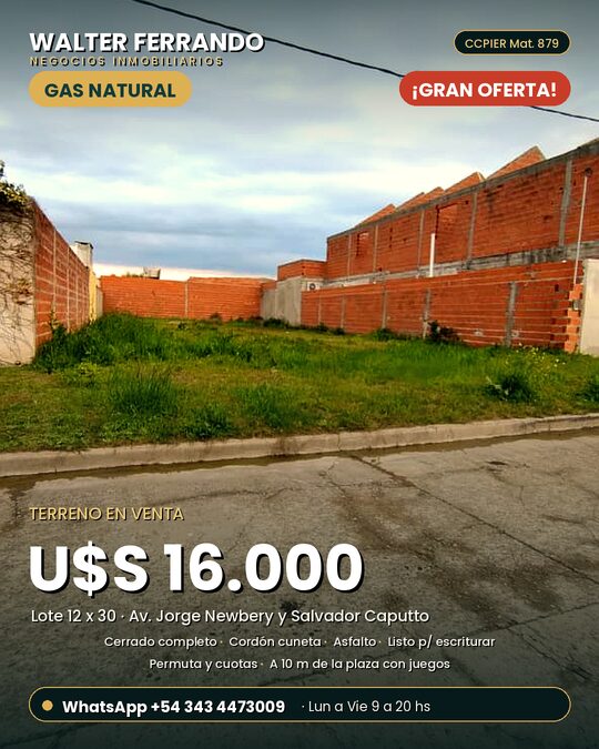 LOTE GAS NATURAL