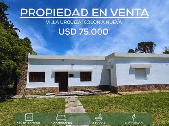 🏡 Propiedad 11 dorm | 4 baños | 250 m² – Villa Urquiza