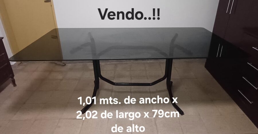 MESA DE VIDRIO
