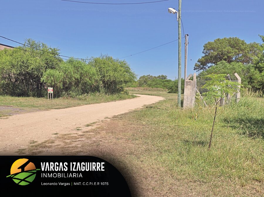 LOTE EN VENTA en Sauce Montrull: Zona de Casas Quintas, Terreno PLANO Listo para Construir y Cerca de Paraná