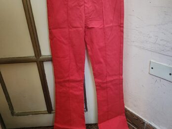 PANTALON ROJO BENGALINA NUEVO TALLE 36